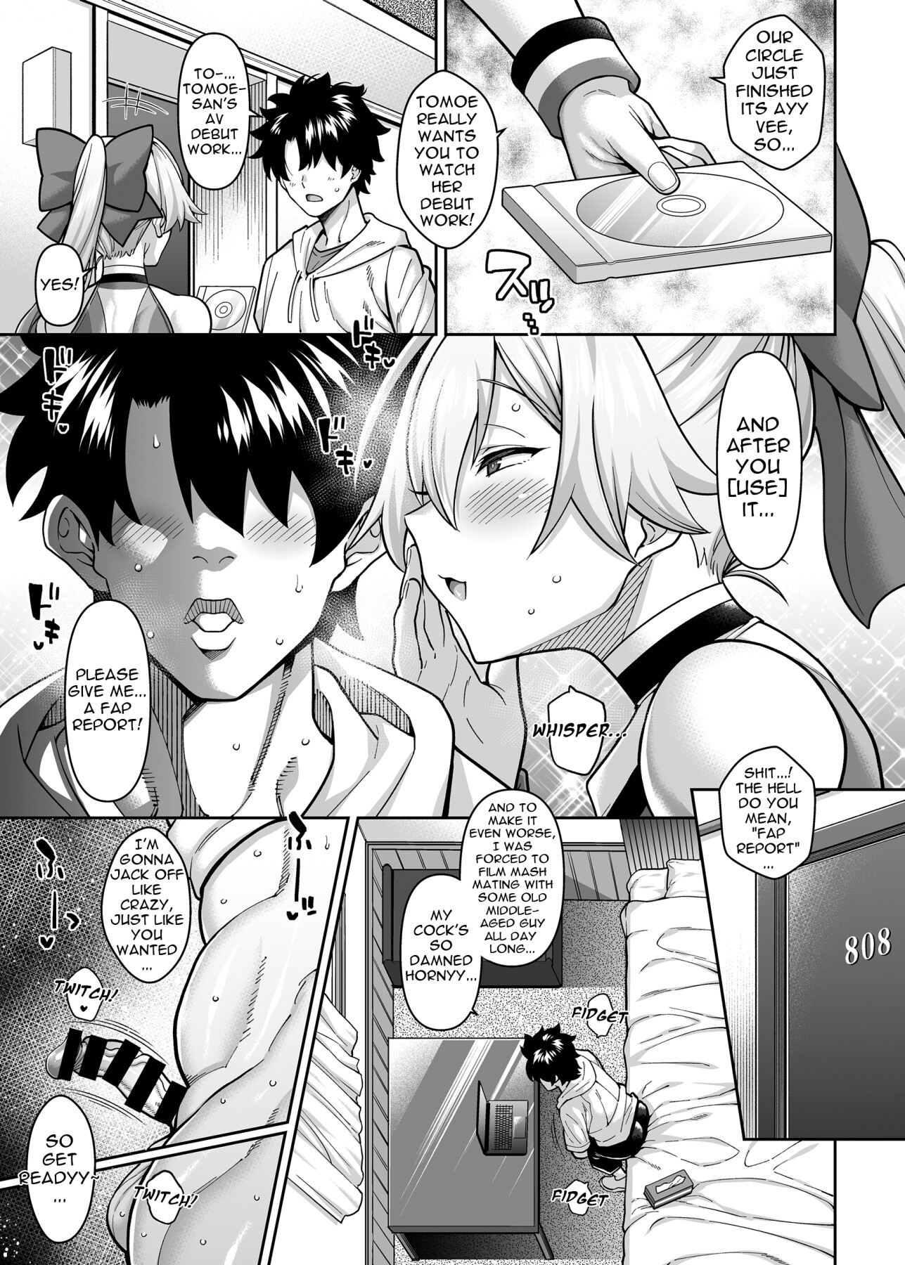 Hentai Manga Comic-Tomoe's AV Debut-Read-4